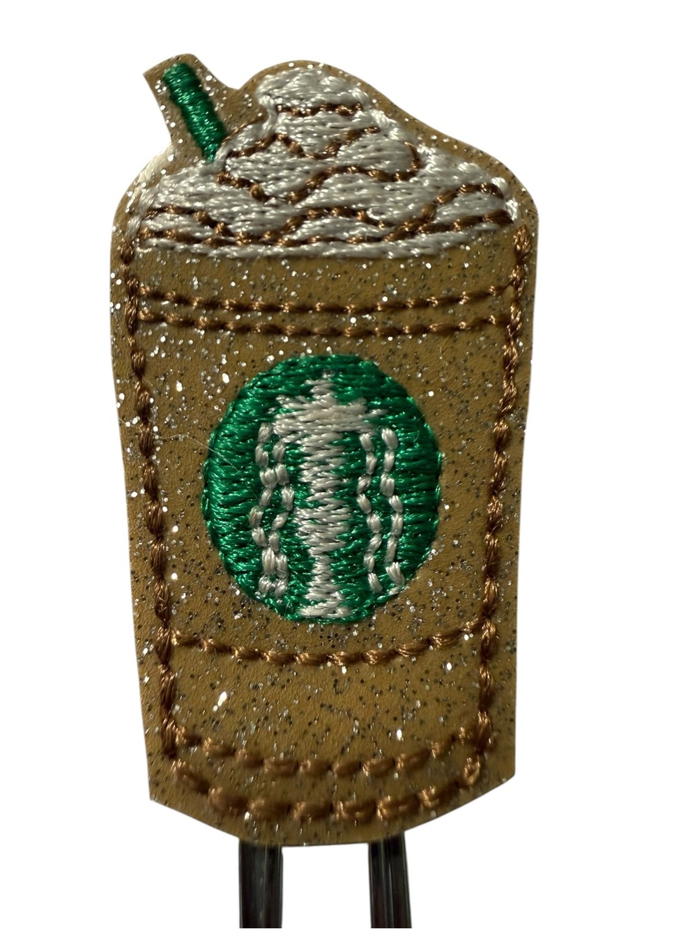Starbucks Iced Coffee Felt Bookmark Journaling Book Lover Planner - Picture 2 of 6